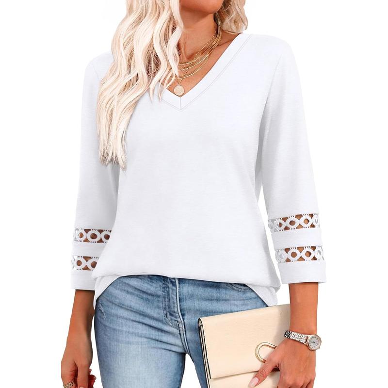 STYLI™ – Chic Casual V-Neck Summer Top
