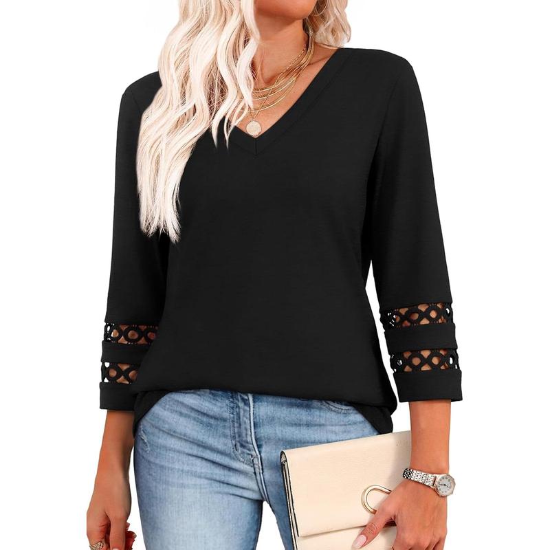 STYLI™ – Chic Casual V-Neck Summer Top