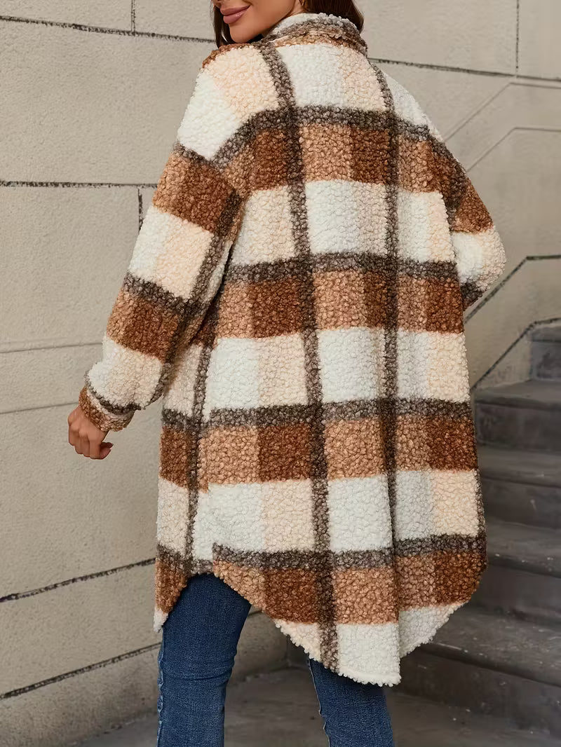 Plaid Pattern Soft Jacket