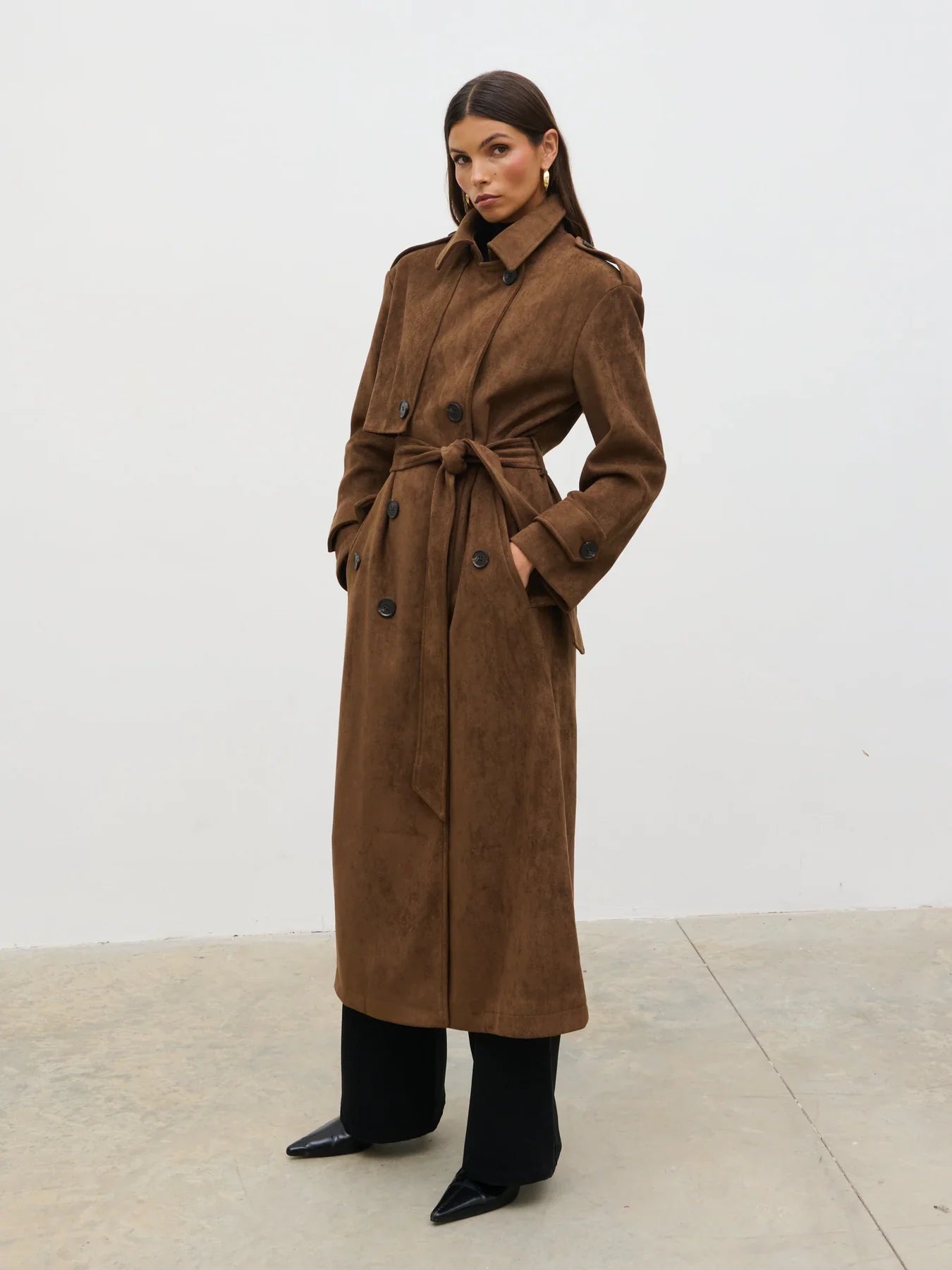 AGNES™ | Trench Coat Winter Jacket