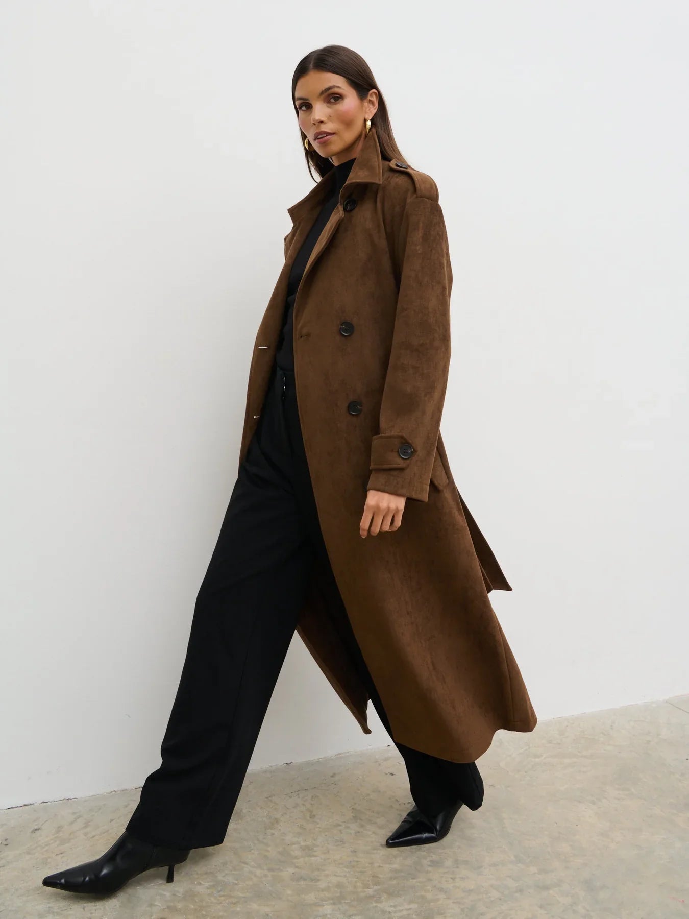 AGNES™ | Trench Coat Winter Jacket