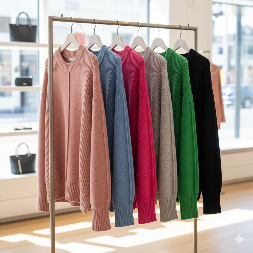 GWEN - Comfy Oversized Long Sleeve Sweatshirt